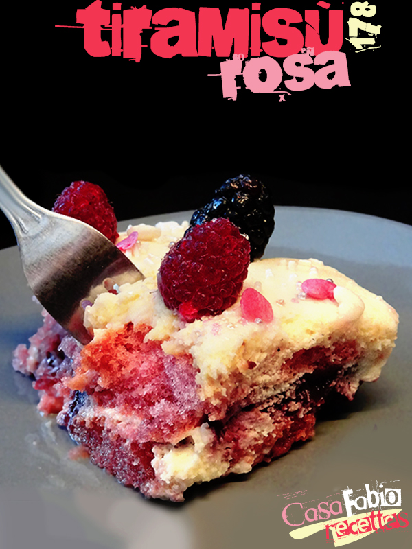 Tiramisù Rose (aux fruits des bois)