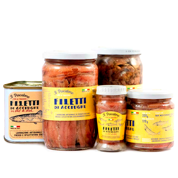 Anchois à l'huile d'olive E.V.