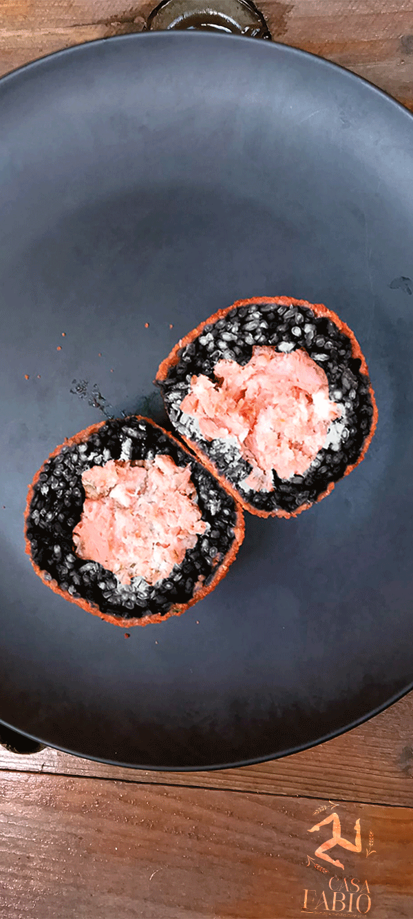 Arancina au saumon